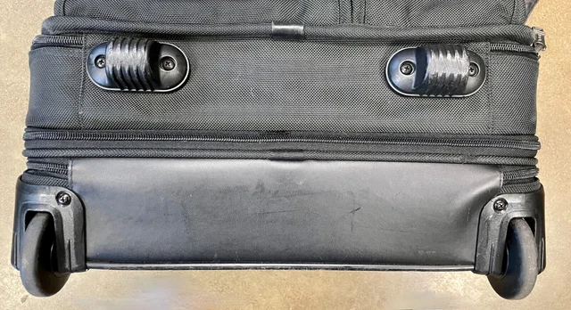 Tumi Alpha Expandable Organizer Laptop Rolling Ballistic Nylon Briefcase 2206D3 12