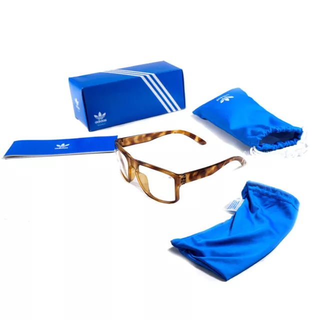 Adidas Originals Glasses Eyewear Clear Sunglasses Square Eyeglasses Pouch Cases