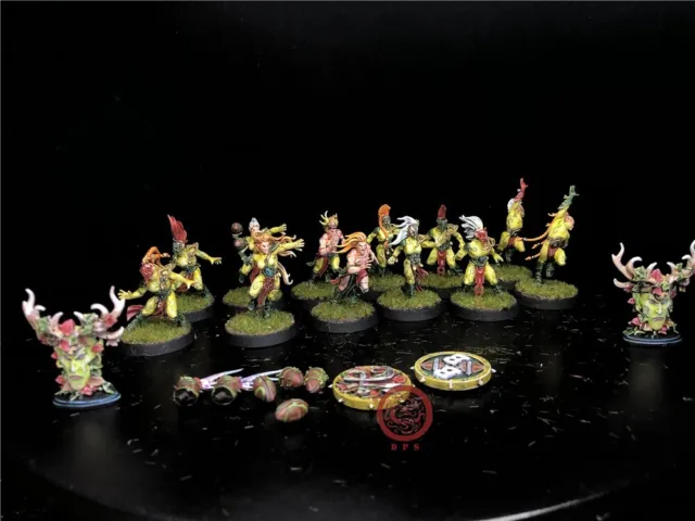 Warhammer Boxed Games DPS painted Wood Elf Blood Bowl Team – Athelorn Avengers