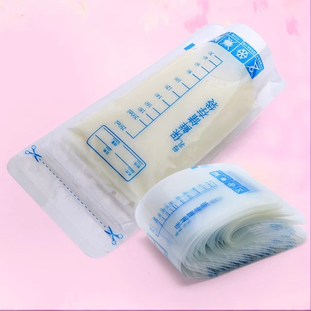 Bolsa Transparente De Almacenamiento Leche Madre Embarazada