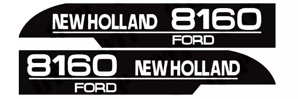 Decal Set For Ford New Holland 8160 Tractors 3