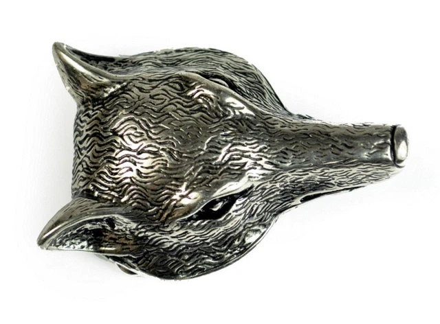 Sono D'Accordo - Fibbia Cintura Testa Lupo Lupus Wolf Chiusura Alternativa