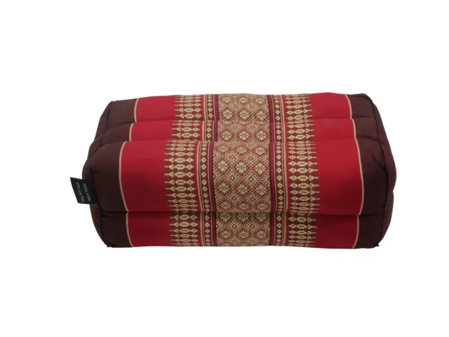 Meditationskissen, Yogablock bordeaux-rot mit orient Muster ca. 35x18x12 cm