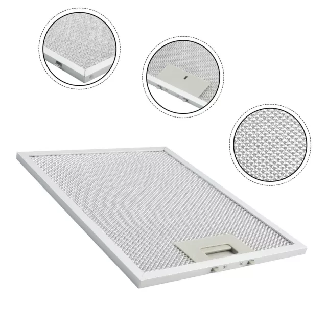 Silver Stainless Steel Filter 300x240x9mm Maintain Fresh Air in Kitchen