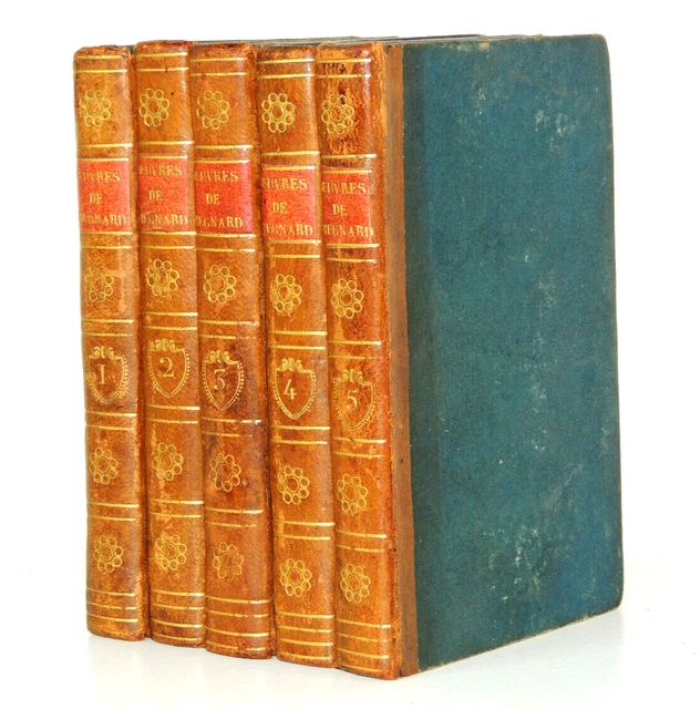 1801. Oeuvres complètes de regnard. Voyage en Laponie, Hollande, Pologne..