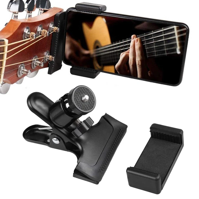 Adjustable Ball Headphones Cell Phone Holder for Microphone Stand Live Broadcast