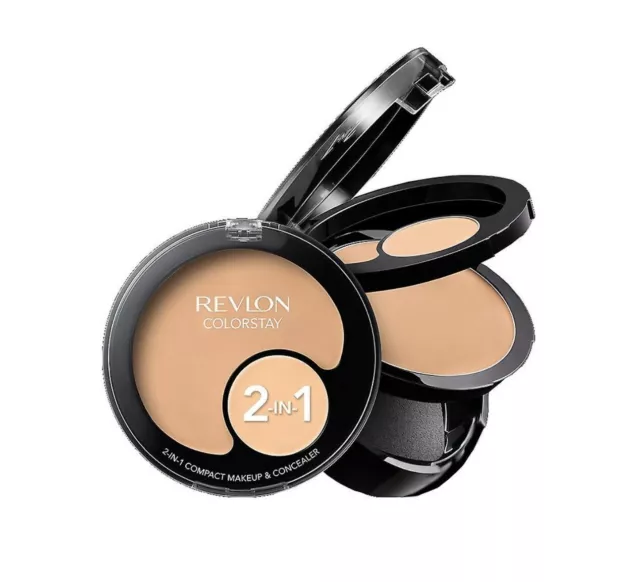 REVLON Colorstay Maquillaje Compacto y Corrector 2-en-1 tono Sand Beige 180