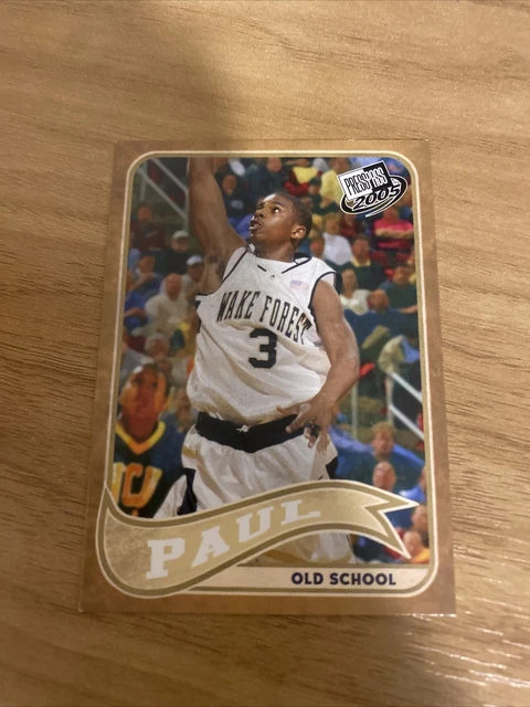 CHRIS PAUL 2005 Old School Basketball WAKE FOREST Phoenix Sun CP3 RC