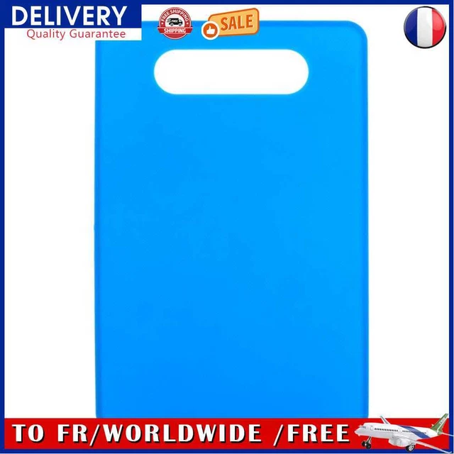 10pcs Plastic Non Slip Anti Bacterium Cutting Board Chopping Block(Blue)