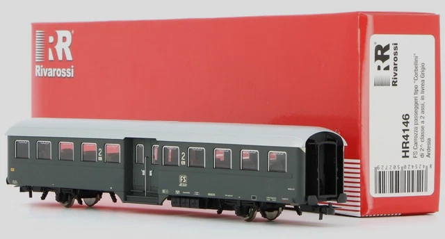 Rivarossi HR4325 voie H0 3 pièces. Ensemble de voitures voyageurs FS
