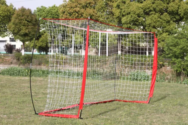 12 x 6Ft Football Goal Soccer Goal Training Post Strong Nylon Net Outdoor w/ Bag