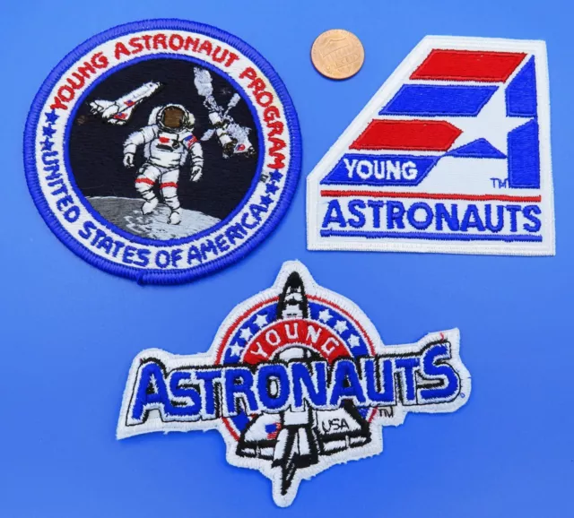 NASA PATCH Pair vtg International COMETARY Explorer Giacobini-Zinner ICE TRW