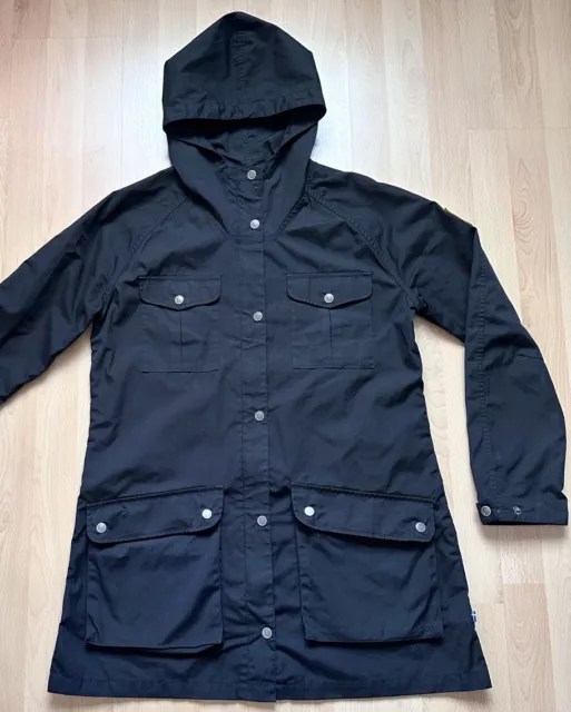 Fjällräven Damen Greenland Jacke Parka light, schwarz, Gr. M, WIE NEU