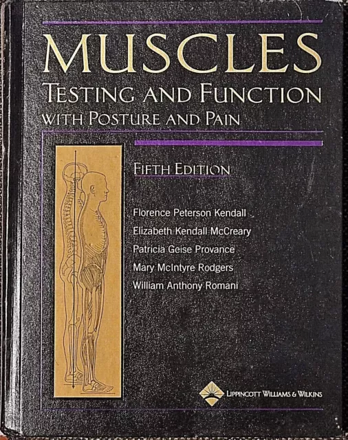 Muscles: Testing and Function, with Posture and Pain by Patricia G Provance, Eli