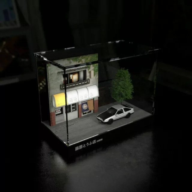 Fujiwara Tofu Shop Scene 1:32 Model Parking Garage Initial D