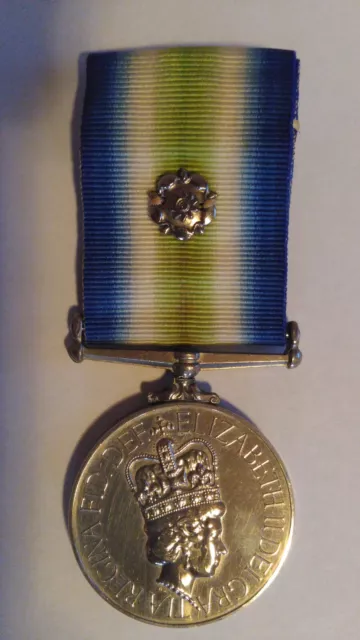 South Atlantic Medal with Rosette 1982. HMS Invincible. Original box