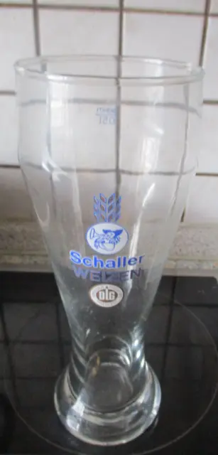 Weizenglas Schaller Bräu Bonstetten Weißbierglas Brauerei Nördlingen Hefe Weizen