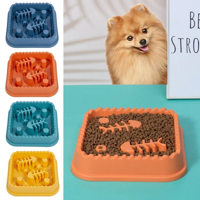 Bols de nourriture pour chiens Mangeoire lente pour animaux de compagnie
