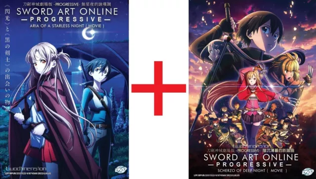 Sword Art Online: Progressive Movie - Kuraki Yuuyami no Scherzo (DVD)  (2022) Anime (English Sub)