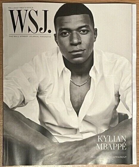 WSJ WALL STREET JOURNAL MAGAZINE FALL 2022 MEN's STYLE KYLIAN MBAPPE' COVER #138