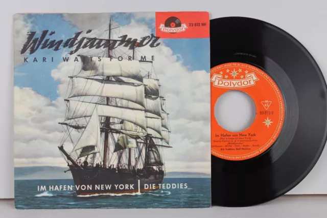 7" Single - DIE TEDDIES & RALF PAULSEN - Kari Waits For Me - Polydor 1958