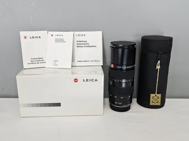 Objectif Leica Vario-Elmar-R 1:4/80 - 200mm E60 Uva Pour Appareil Photo Leica R