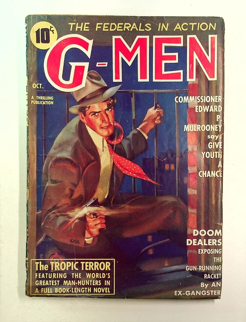G-Men Detective Pulp Oct 1936 Vol. 5 #1 FR/GD 1.5