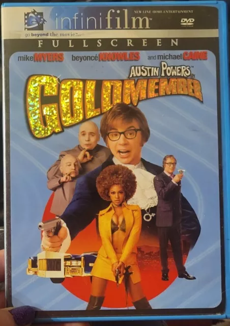 Austin Powers in Goldmember DVD, 2002, Full Frame Infinifilm Series MIKE MYERS