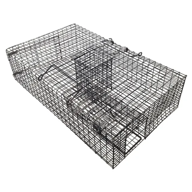 Rugged Ranch  Ratinator Live Rat Squirrel Chipmunk Metal 2 Door Trap Cage (Used)