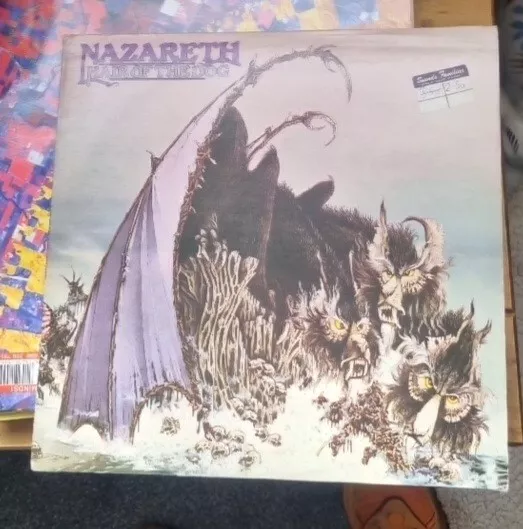 nazareth hair of the dog vinyl Uk 1st Press With Printed Inner Ex++