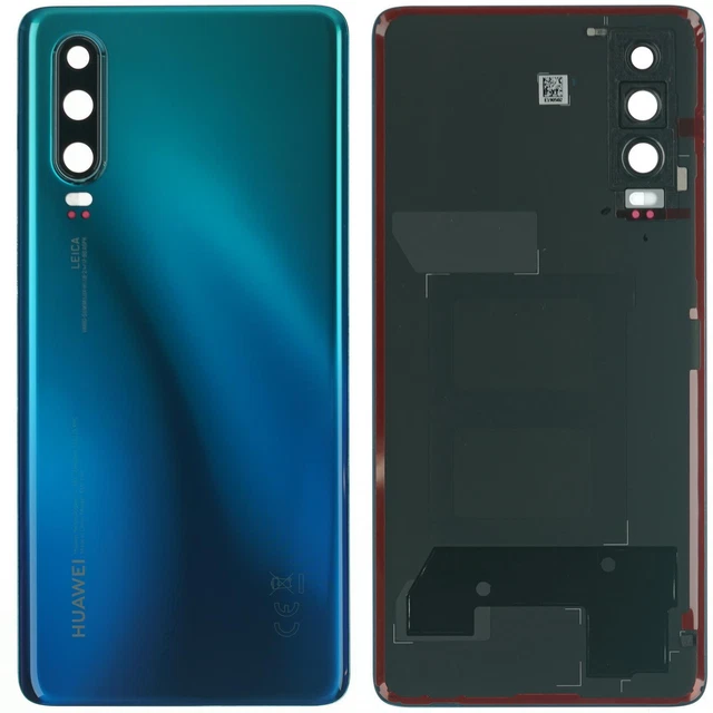 Huawei P30 Arrière Boîtier Arrière Couvercle Cadre Lentille de la Caméra Bleu