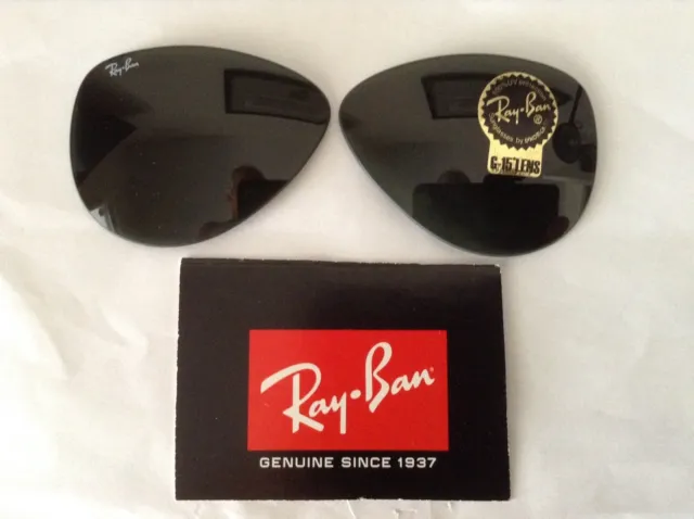 Authentic New Ray-Ban RB2219 Olympian Aviator G15 Green 59MM  Replacement Lens