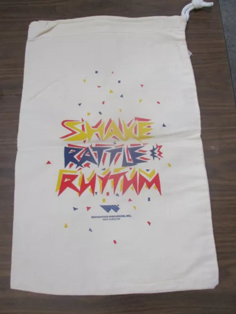 1999 Woodstock Percussion Shake Rattle Rhythm Set Replacement Canvas Bag