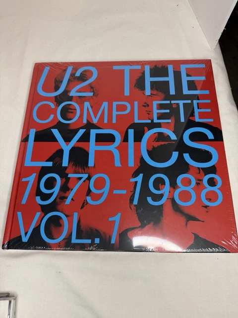 【激レア非売品！】U2 THE COMPLETE LYRICS 2冊セット！！ U2 THE COMPLETE Lyrics 1979-1988 Vol. 1 (2023) Fan Club Exclusive