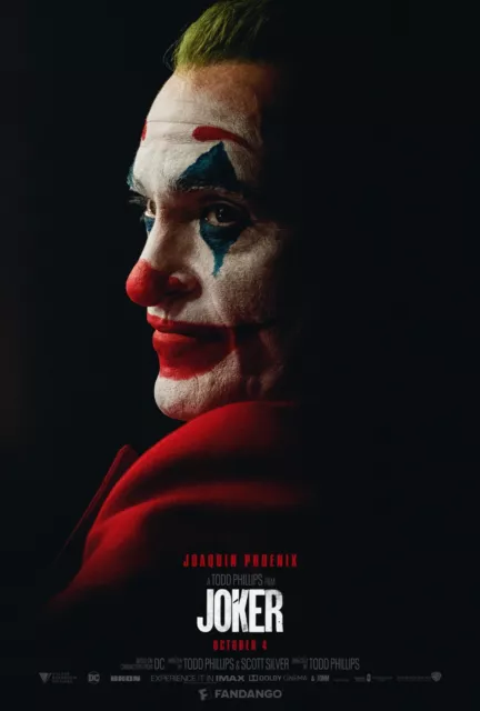 JOKER - Affiche de Cinéma - Poster du Film - Joaquin Phoenix