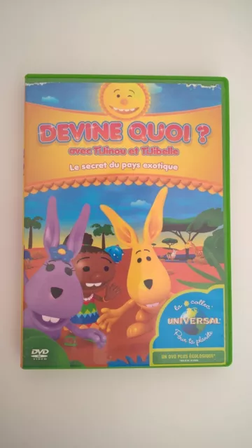 DVD dessins animés pour les enfants Devine quoi TIJINOU et TIJIBELLE état moyen