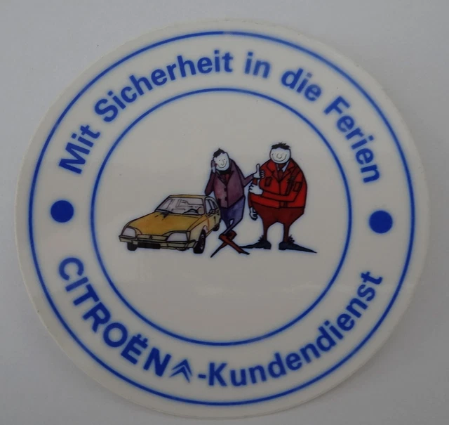 Promotional Stickers Citroen Customer Service 70er Classic Car Workshop Autohaus