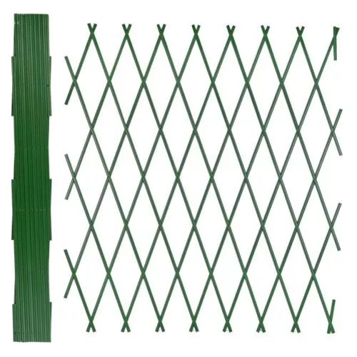 Expanding Green Plastic Wall Foldable Trellis Fence Climbing Plants Garden Decor