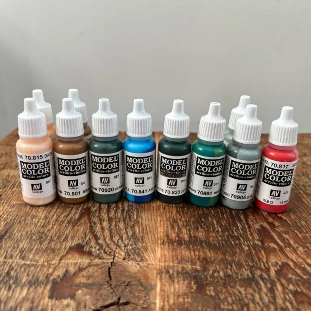 Vallejo Model Air Acrylic Airbrush Paints pick any 17ml Bottles from 200  colours 