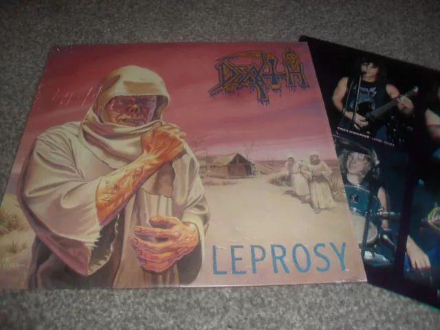 Death -Leprosy- Awesome Rare First Press Lp Vinyl Under One Flag England 1988