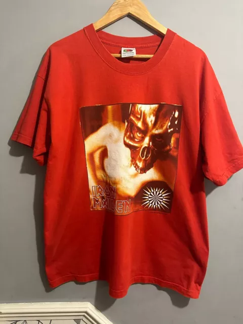 Iron Maiden Dance Of Death World Tour 2003/2004 Vintage Band T-shirt Size XL