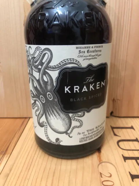 Rum Rhum THE KRAKEN Black Spiced Blended Ron 700 ml 40% ABV 80 proof 2