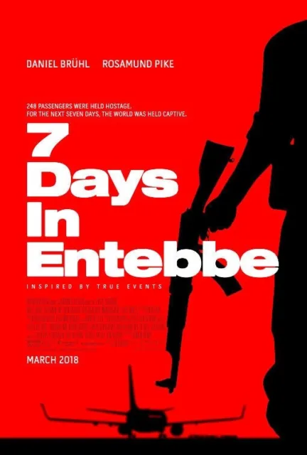 7 DAYS IN ENTEBBE great original 27x40 D/S movie poster