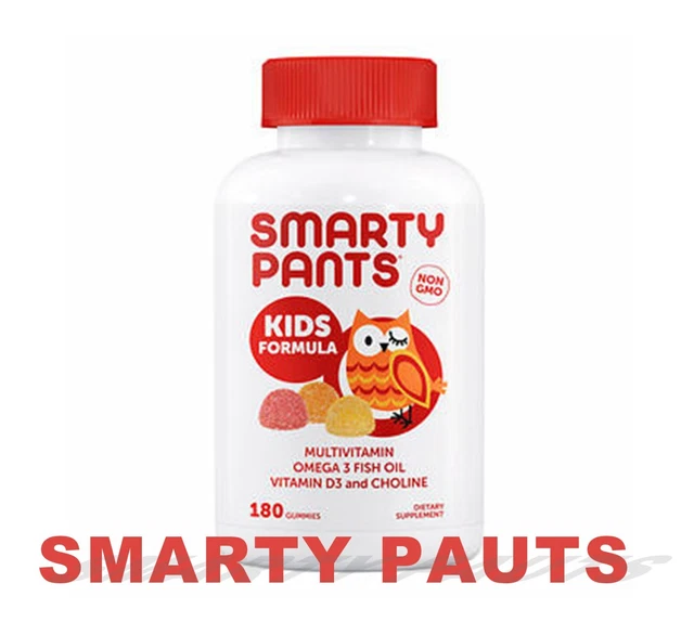 SmartyPants Kids Formula Multivitamin, 180 Gummies