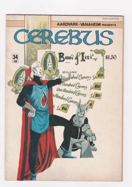 Cerebus The Aardvark #34 / Jan 1982 / Aardvark-Vanaheim