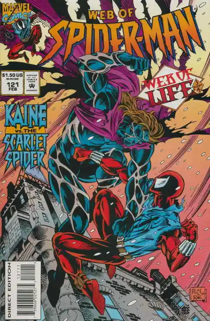 Web of Spider-Man Spiderman #121 Marvel Comics February Feb 1995 (VFNM)