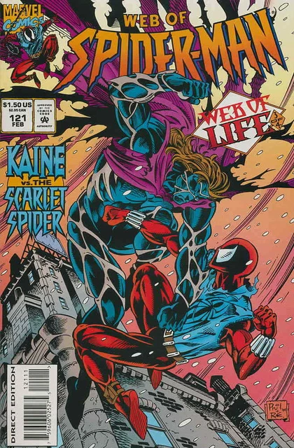 Web of Spider-Man Spiderman #121 Marvel Comics February Feb 1995 (VFNM)