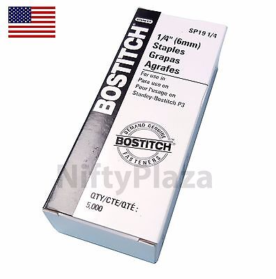 Bostitch 2 Boxes Bostitch SP191/4" Staples 4 strips missing 