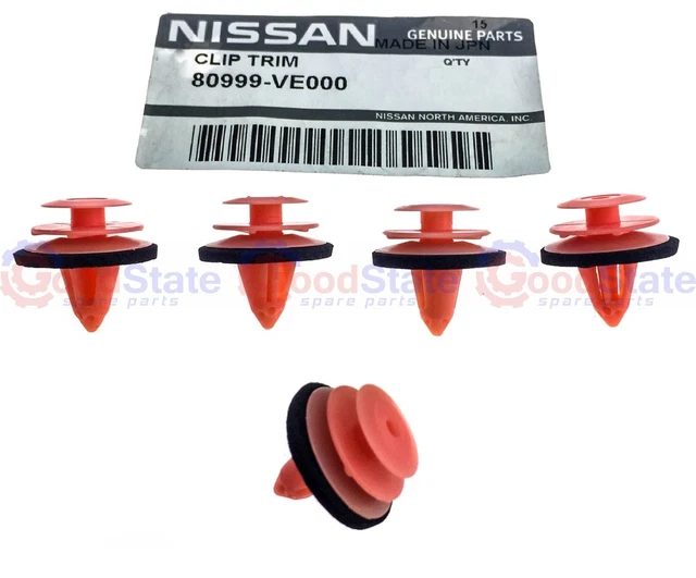 GENUINE NISSAN PATROL GU Y61 Elgrand E50 Door Panel Trim Clip Set x5