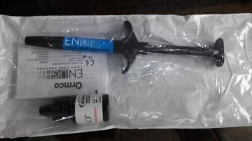 Ormco Enlight Light Cure Adhesive 1 Syringe 4 Gms + Bond 5ml Kit, Best Price FS